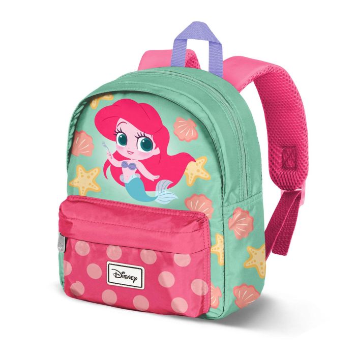 Mochila Preescolar Joy Fork Disney Ariel Verde