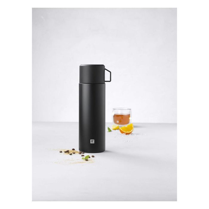 Zwilling 39500-514-0 Termo de Viaje con Taza Integrada, 1 Litro, Negro 6