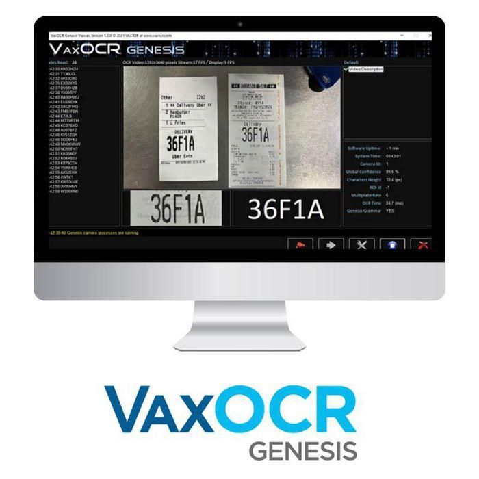Ernitec OCR on camera license from Vaxtor
