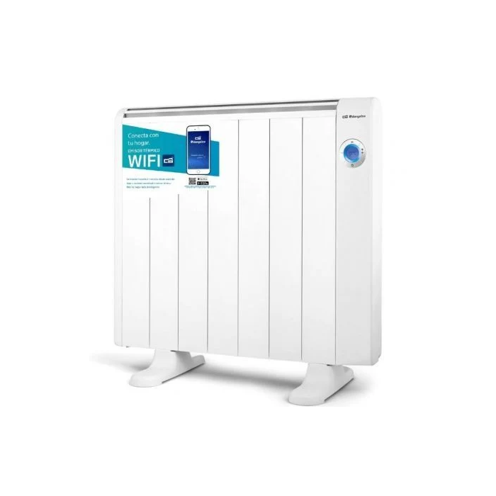 Orbegozo Emisor Térmico RRW 1300 WiFi 1300W 7 Elementos Calefactores Control por Voz Control por App Orbegozo App Google Assistant Alexa