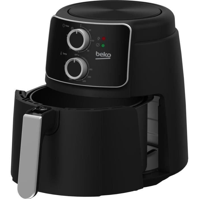 Freidora multifunción sin aceite - BEKO - FRL2242B - 1500 W - 3,9 L para 0,8 kg de patatas fritas - Temporizador de corte del circuito - Negra 2 Freidora multifunción sin aceite - BEKO - FRL2242B - 1500 W - 3,9 L para 0,8 kg de patatas fritas - Temporizador de corte del circuito - Negra 2