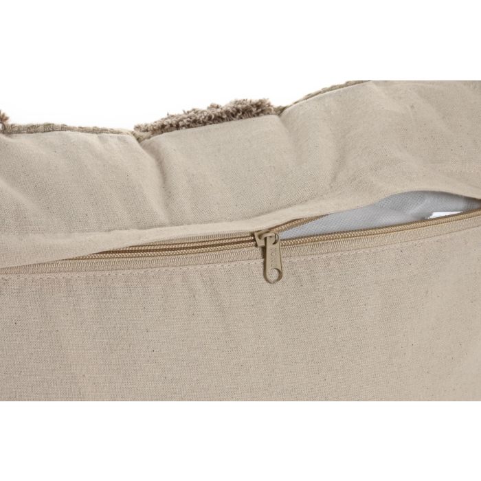 Cojin Boho DKD Home Decor Beige 45 x 45 cm (2 Unidades) 3 Cojin Boho DKD Home Decor Beige 45 x 45 cm (2 Unidades) 3