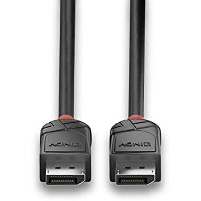 Lindy Cable DisplayPort 1.2 Black Line 2m | Soporte UHD 4K 4096x2160@60Hz | Audio 32 Canales | Contactos Oro 24K | Blindaje Triple 4 Lindy Cable DisplayPort 1.2 Black Line 2m | Soporte UHD 4K 4096x2160@60Hz | Audio 32 Canales | Contactos Oro 24K | Blindaje Triple 4