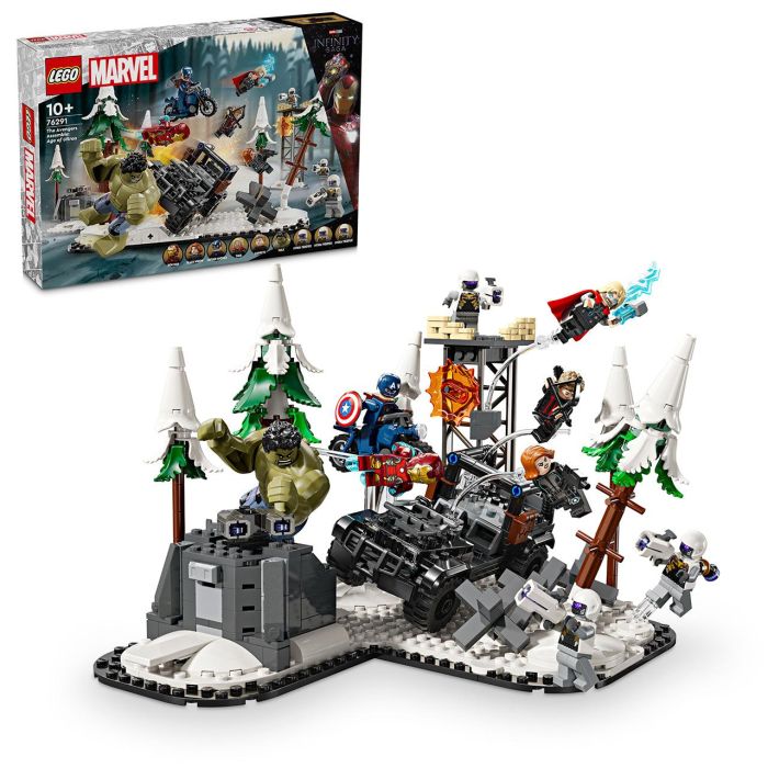 LEGO Marvel 76291 Avengers Assemble: Era de Ultrón, Minifiguras de superhéroes