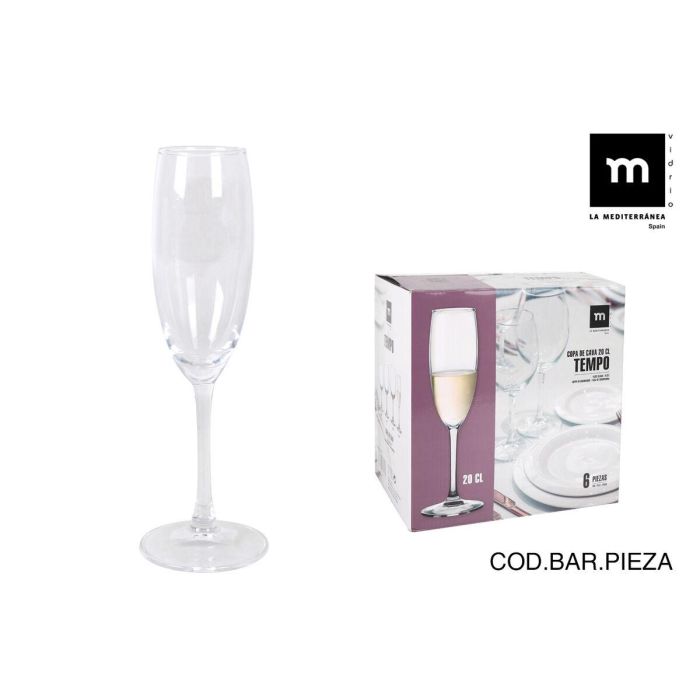 Copa de champán La Mediterránea Tempo (24 Unidades) 1