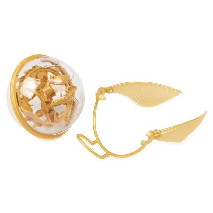 Spin Master Perplexus Harry Potter Snitch Dorada de Quidditch Rompecabezas Laberinto 3D Juego Habilidad con 30 Obstáculos de la Saga Mágica y Soporte 3