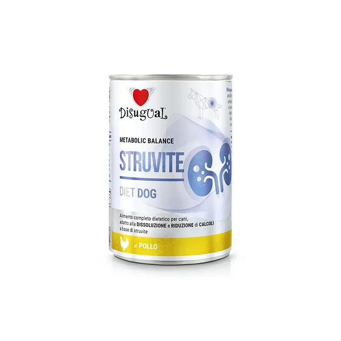 Disugual Diet Dog Struvite Pollo 6x400 gr