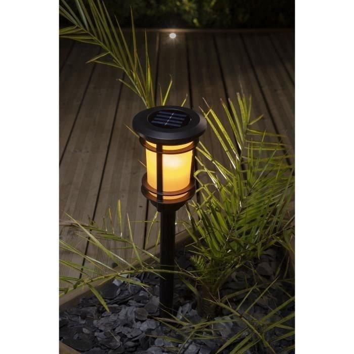 Galix Linterna Solar para Jardín, Efecto Llama Natural, 33 LED Cálidos Parpadeantes, 8h Autonomía, Recargable Galix Linterna Solar para Jardín, Efecto Llama Natural, 33 LED Cálidos Parpadeantes, 8h Autonomía, Recargable