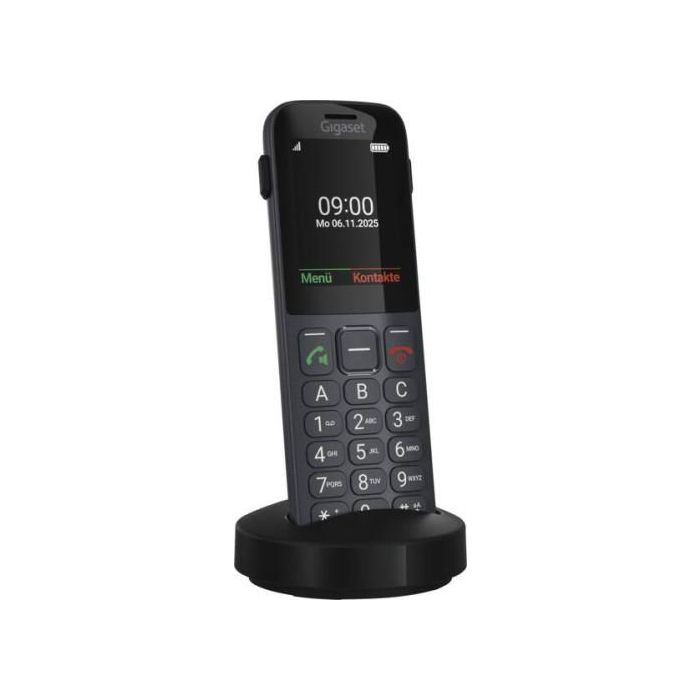 Gigaset S30853-H1236-R101 Teléfono Inalámbrico, Pantalla 6,1 cm (2.4"), Negro/Gris 3