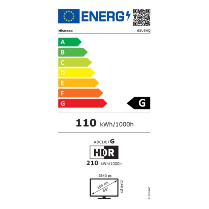 Smart TV Hisense 65U8HQ 65" 4K ULTRA HD QLED WiFi 4K Ultra HD 65" LED HDR 1 Smart TV Hisense 65U8HQ 65" 4K ULTRA HD QLED WiFi 4K Ultra HD 65" LED HDR 1