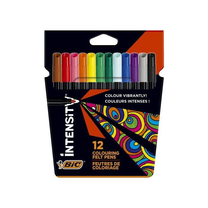 Rotulador Fibra Bic Color Up / Intensity Blister De 12
