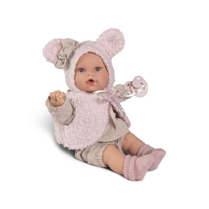 Muñeca kika lagrimitas con chaleco de orejitas 27 cm 5 Muñeca kika lagrimitas con chaleco de orejitas 27 cm 5