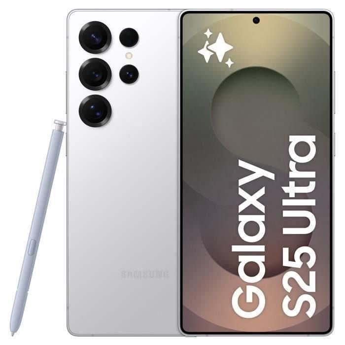 Samsung SM-S938BZSGEUB Smartphone Galaxy S25 Ultra 12GB RAM 512GB 6.9" 5G Titanio Plata con S Pen y AI