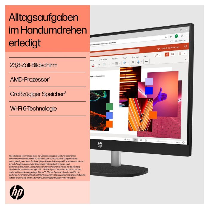 HP 24-cr0009ng PC All-in-One de 23,8 Pulgadas 18