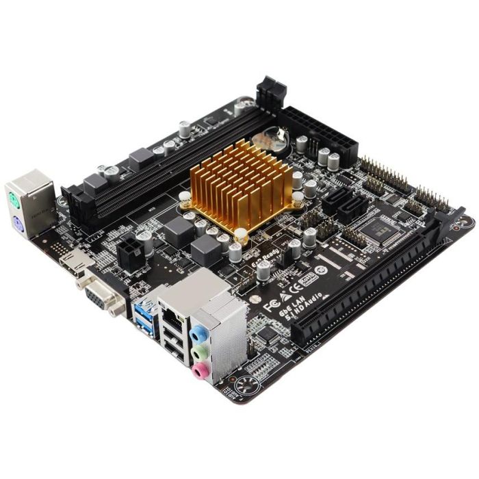 Biostar A68N-2100K Placa Base Mini ITX AMD E1-6010, DDR3-SDRAM 16GB, HD8210 Gráficos, SATA III, HDMI 2 Biostar A68N-2100K Placa Base Mini ITX AMD E1-6010, DDR3-SDRAM 16GB, HD8210 Gráficos, SATA III, HDMI 2