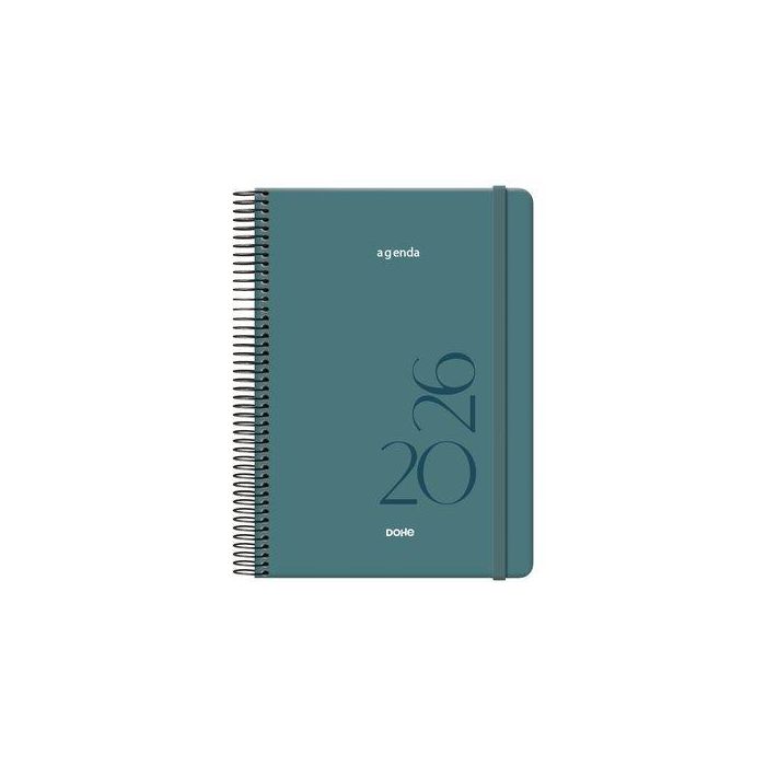 Agenda Anual (2026) Dohe Montana Espiral Tapa Extra Con Goma 140X200 D/P Verde