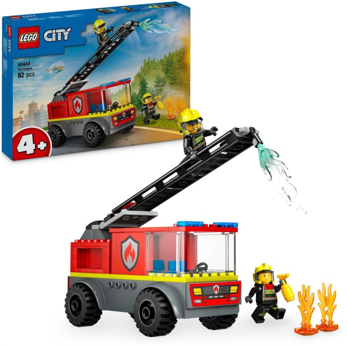 LEGO 60463 Camión de Bomberos con Escalera LEGO City, Set de Construcción para Niños 4+ años 14 LEGO 60463 Camión de Bomberos con Escalera LEGO City, Set de Construcción para Niños 4+ años 14