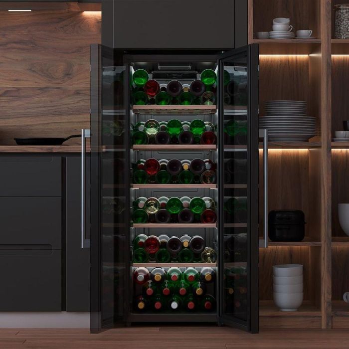 Cecotec Vinoteca GrandSommelier 98000 98 botellas negro, compresor, control táctil, LED 11