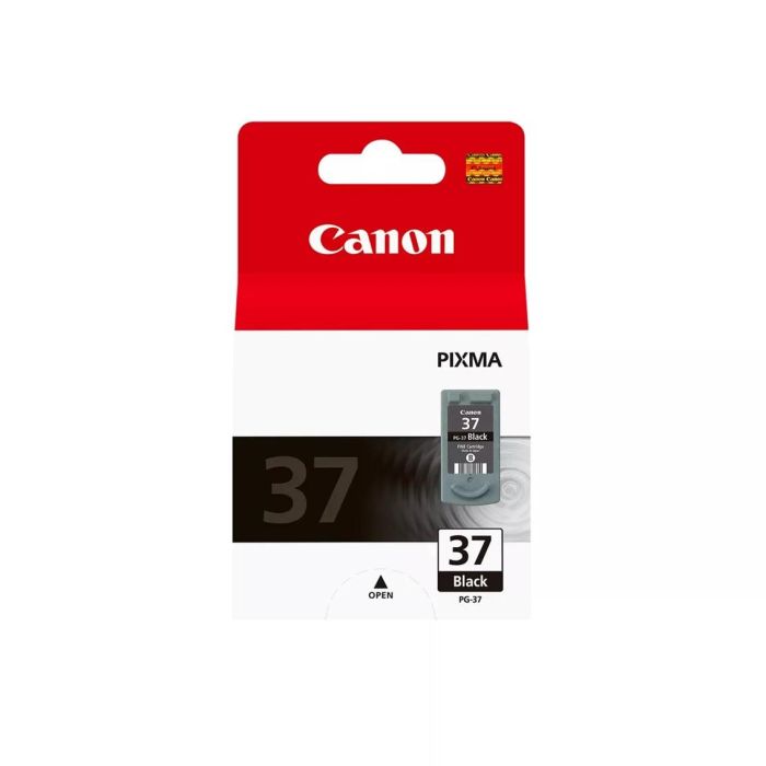 Canon Tinta Negro Ip 1800-1900-2500-2600 - Mp 190-210-220 - Pg 37 Canon Tinta Negro Ip 1800-1900-2500-2600 - Mp 190-210-220 - Pg 37