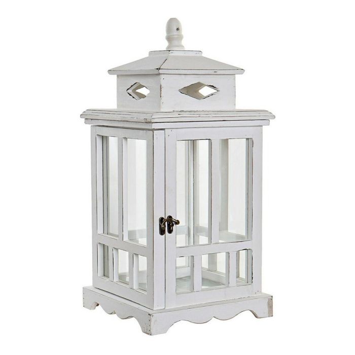 Farola Tradicional DKD Home Decor Blanco 22.5 x 47 x 22.5 cm