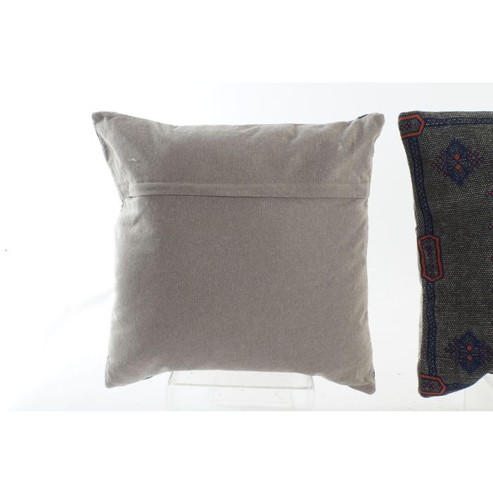 DKD Home Decor Cojín Árabe Azul Naranja 50 x 10 x 50 cm (2 Unidades) Algodón 2