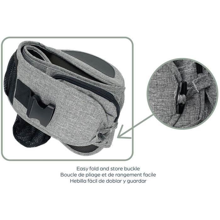 Portabebés - Asiento de cadera - DREAMBABY - Up & Go - Gris 3 Portabebés - Asiento de cadera - DREAMBABY - Up & Go - Gris 3