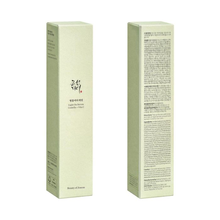 Beauty Of Joseon LIGHT ON SERUM Centella + Vita C Sérum Facial Iluminador 30 ml 7