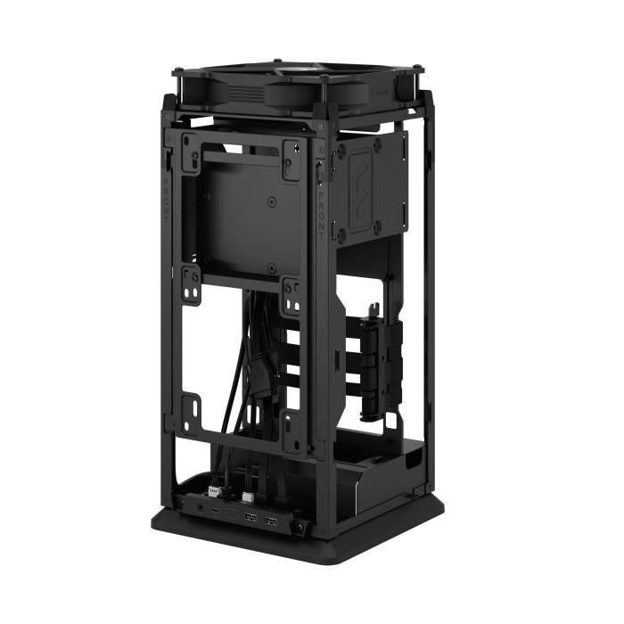 Fractal Design FRA7340172703938 - Caja PC Compacta Mood Black m-ITX con ventilador de 180mm y puerto USB 3.1 Tipo C 5
