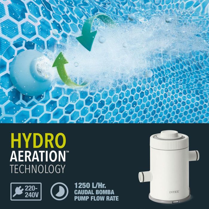 Depuradora para Piscina Intex 1250 l/h 4 Unidades 2 Depuradora para Piscina Intex 1250 l/h 4 Unidades 2