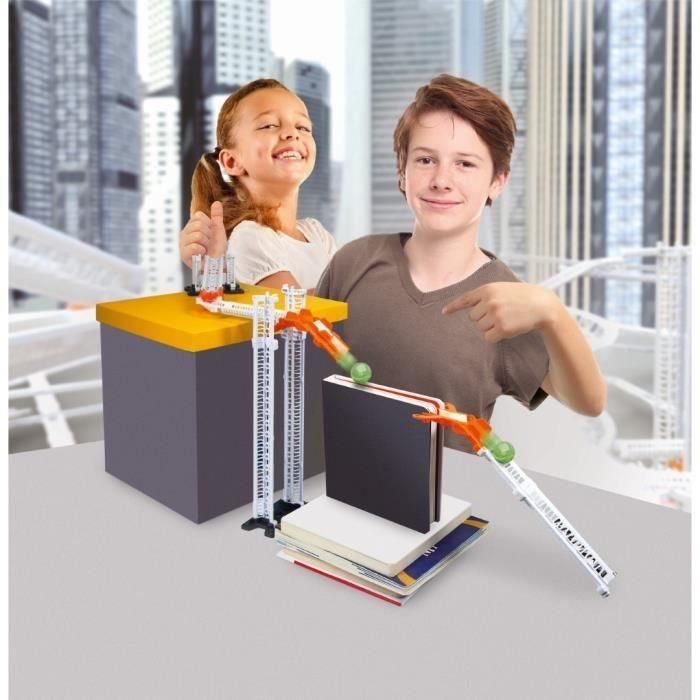 Clementoni Action & Reaction Starter Set - Juego de Construcción Científico de Física para Niños con Circuito de Canicas y Acelerador 3 Clementoni Action & Reaction Starter Set - Juego de Construcción Científico de Física para Niños con Circuito de Canicas y Acelerador 3