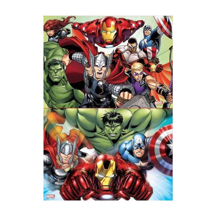 Puzzle 2x48 piezas avengers 6