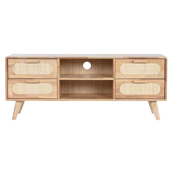 Mueble de TV Home ESPRIT Natural Metal Madera de caucho 120 x 30 x 48 cm 2