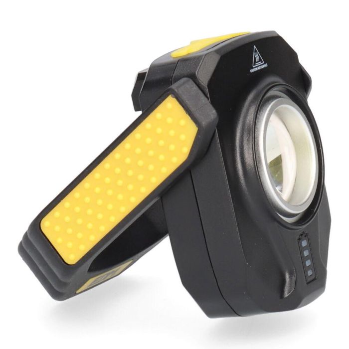 Edm Linterna LED Recargable 10W 900lm, Base Magnética, 3 Modos de Luz, IP44, USB, 6.5h Autonomía 4 Edm Linterna LED Recargable 10W 900lm, Base Magnética, 3 Modos de Luz, IP44, USB, 6.5h Autonomía 4