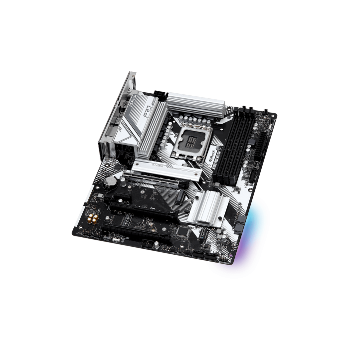 ASRock B760 Pro RS/D4 Placa Base Intel B760 LGA 1700 ATX, Compatible con Intel Core i3/i5/i7/i9, DDR4, 128GB Max 2 ASRock B760 Pro RS/D4 Placa Base Intel B760 LGA 1700 ATX, Compatible con Intel Core i3/i5/i7/i9, DDR4, 128GB Max 2