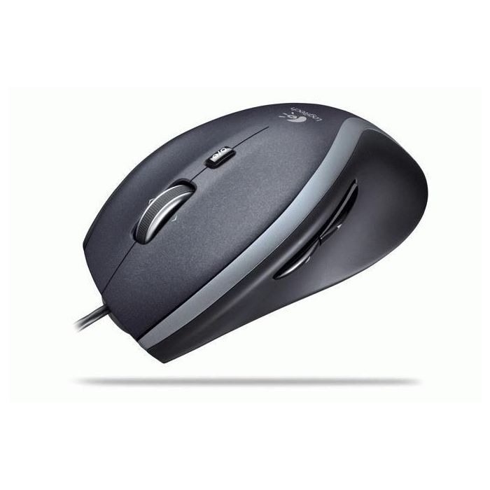 Logitech M500S Ratón con Cable USB Type-A - Desplazamiento Ultrarrápido, Precisión Láser 1000 dpi, Agarre Suave 1