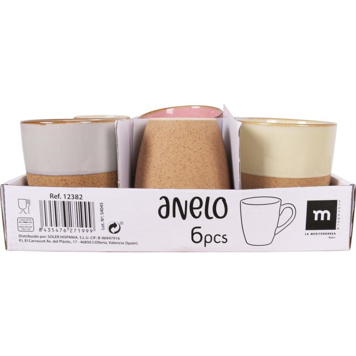 La Mediterranea Taza Café Cortado Anelo 200 cc (36 Unidades) 1