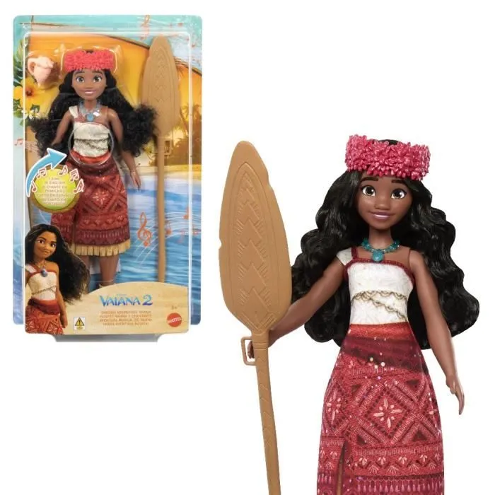 Mattel Muñeca Musical Princesa Vaiana 2 JBT62 Disney Princess con Accesorios y Brazos Articulados 0 Mattel Muñeca Musical Princesa Vaiana 2 JBT62 Disney Princess con Accesorios y Brazos Articulados 0