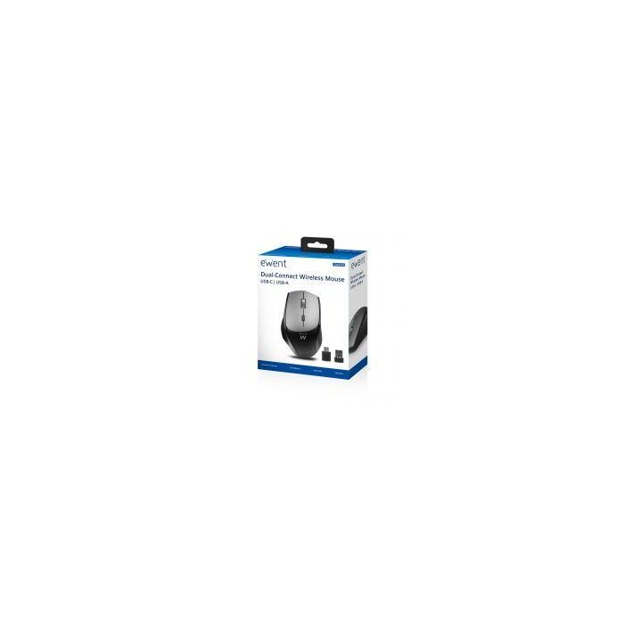 Ewent Ratón Inalámbrico EW3245 Conexión Dual USB-C/USB-A, 2400 PPP, Clic Silencioso, 7 Botones 4 Ewent Ratón Inalámbrico EW3245 Conexión Dual USB-C/USB-A, 2400 PPP, Clic Silencioso, 7 Botones 4