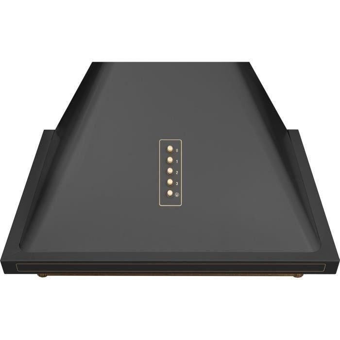 Amica OKC6212RA Campana Extractora de Pared Decorativa Retro Negra - 76/104 x 60 x 50 cm 1