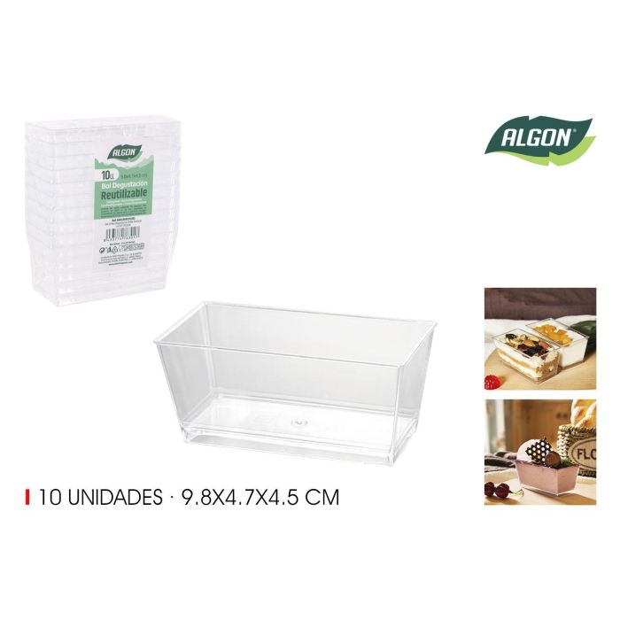 Set de 10 boles de degustación Algon 9.8x4.7x4.5 cm (24 Cajas) Set de 10 boles de degustación Algon 9.8x4.7x4.5 cm (24 Cajas)