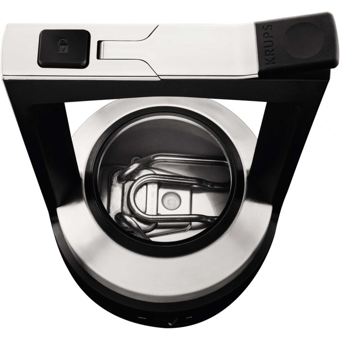 Krups T8.2 Cafetera de Filtro, 1.25 L, 850 W, 12 Tazas, Negra – Acero Inoxidable 6
