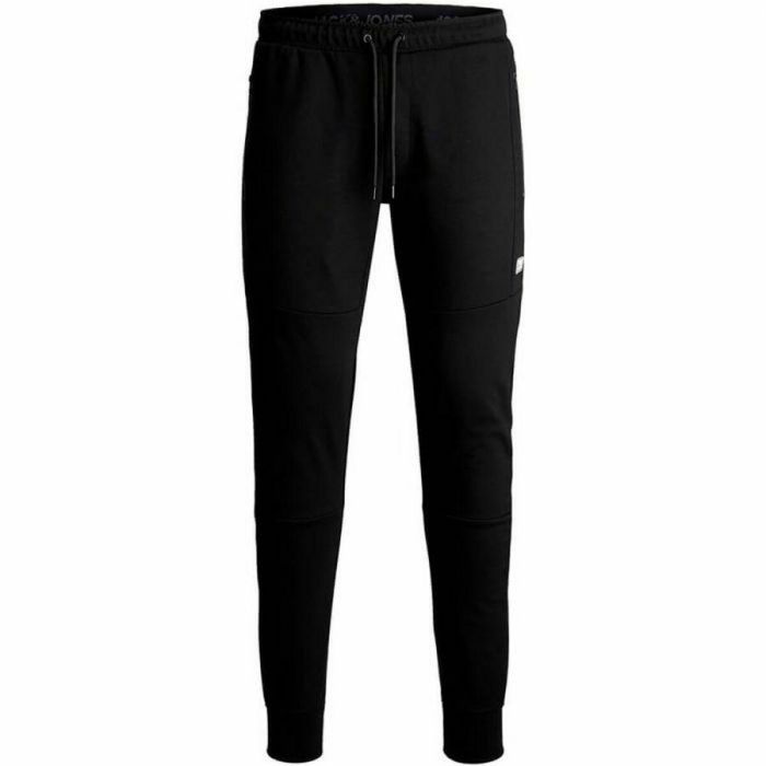 Pantalón de Chándal para Adultos KNIT Jack & Jones 12184970 Negro 1 Pantalón de Chándal para Adultos KNIT Jack & Jones 12184970 Negro 1