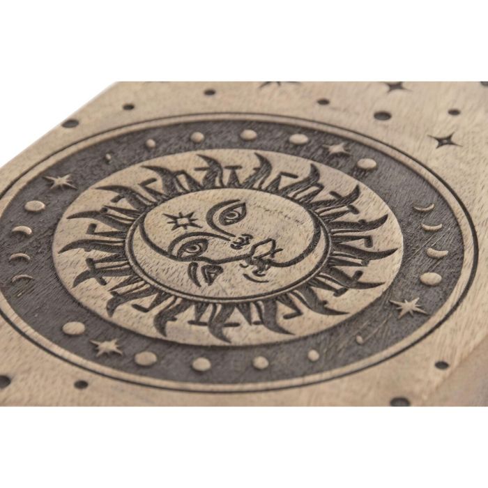 DKD Home Decor Joyero Marron Mango Astros 18 x 9 x 25.5 cm Set de 2 3