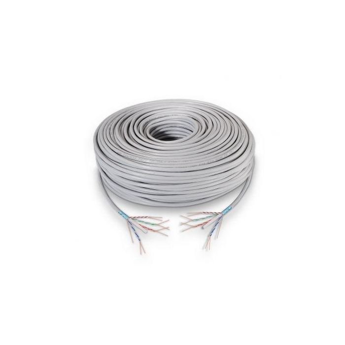 AISENS - BOBINA CABLE DE RED RJ45 CAT.6 FTP RÍGIDO AWG24, GRIS, 100M 1 AISENS - BOBINA CABLE DE RED RJ45 CAT.6 FTP RÍGIDO AWG24, GRIS, 100M 1