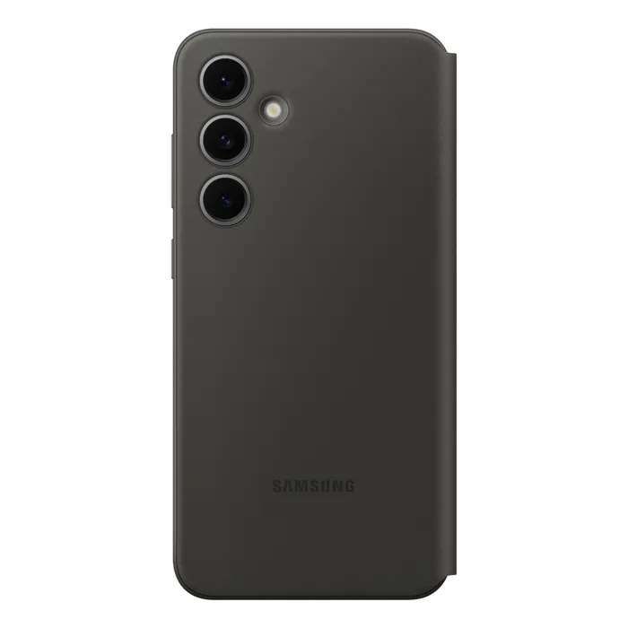 Samsung Funda Cartera Smart View para Galaxy S24 FE Negro con Bolsillo para Tarjetas y Ventana Interactiva 1