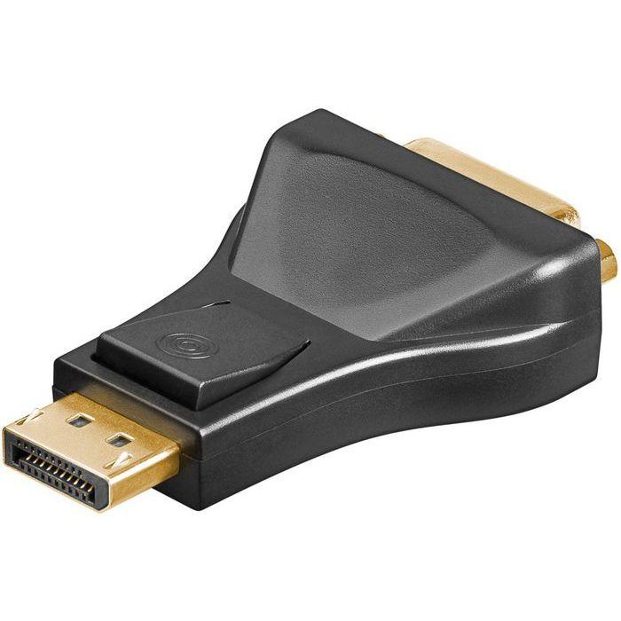 MicroConnect Adaptador DisplayPort 1.2 a DVI-D para conectar monitores LCD/LED, TFT y proyectores a ordenador