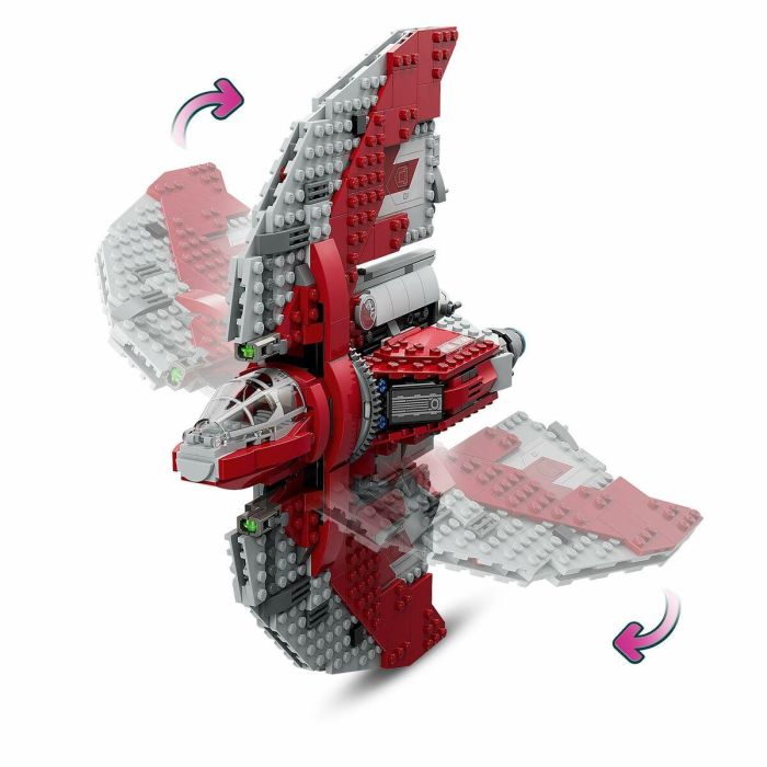 Juego de Construcción Lego Star Wars 75362 Ahsoka Tano's T6 Jedi Shuttle Multicolor 599 Piezas 6 Juego de Construcción Lego Star Wars 75362 Ahsoka Tano's T6 Jedi Shuttle Multicolor 599 Piezas 6