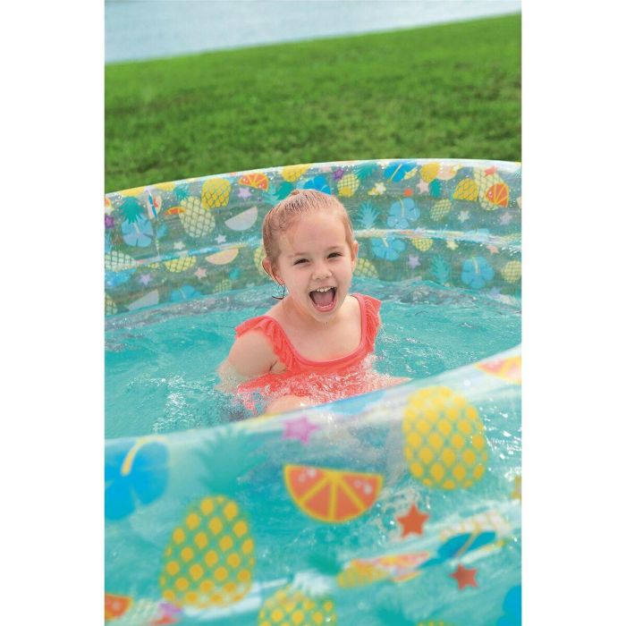 Bestway Piscina Hinchable 3 Aros Transparente Tropical 150x53 cm +6 Años Jardin 51045 1