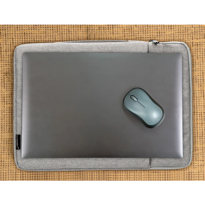 Q-connect Funda para Portátil 13,3'' con Asa y Bolsillo Exterior, Gris, 350x250x25 mm 8