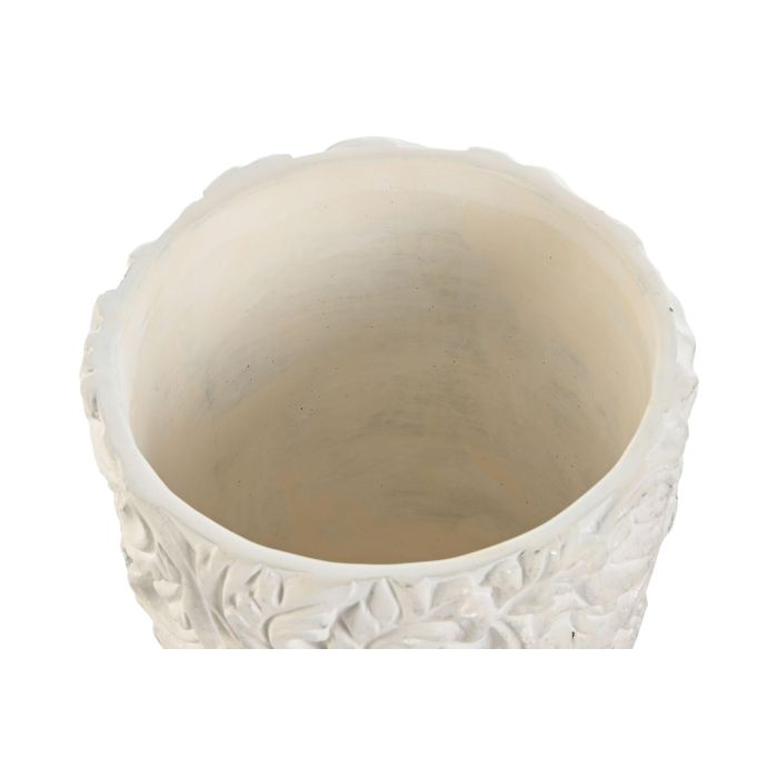 Macetero Shabby DKD Home Decor Crudo 24 x 28 x 24 cm Set de 2 2 Macetero Shabby DKD Home Decor Crudo 24 x 28 x 24 cm Set de 2 2